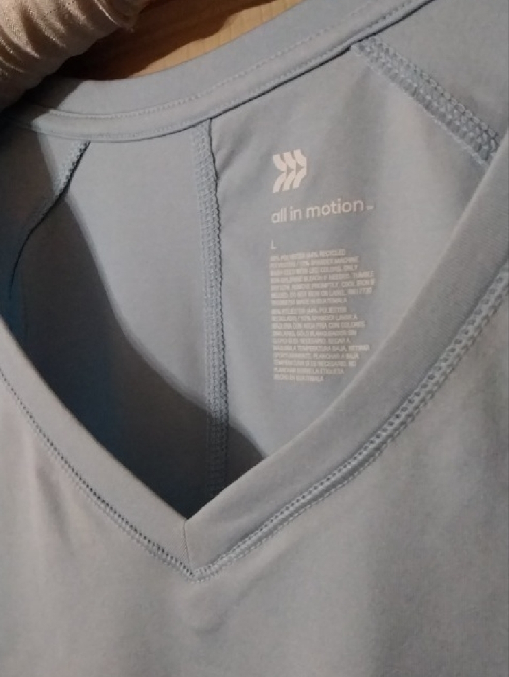 All in Motion Sky Blue Activewear Top - Picture 2 of 5